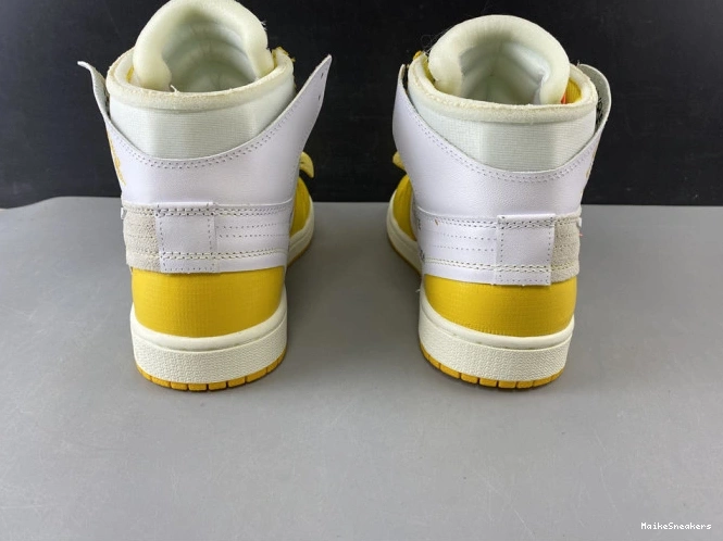MaikeSneakers AQ0818-149 Air Yellow-Cone NRG Powder x Jordan White Dark Off-White 1 0708